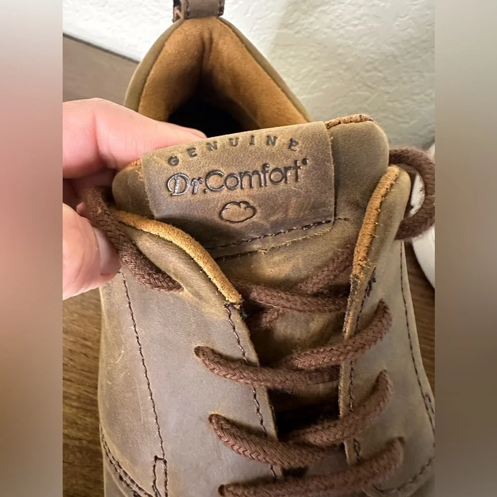 DR.Comfort Roger Diabetic shoes men size 12 W  Leather Genuine therapeutic. - Picture 3 of 12